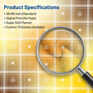 <span class=keywords><strong>Plaid</strong></span> géométrique <span class=keywords><strong>jaune</strong></span> confortable et chaud pour la décoration intérieure, 300 g/m², flanelle compressée sous vide, 50x60 pouces, motif personnalisé, utilisation en avion - Product Image 3