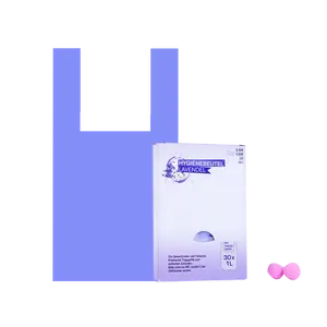 Guardanapo sanitário descartável, guardanapo plástico transparente perfumado para mulheres, higiene feminina, sacos de descartamento para almofadas sanitárias