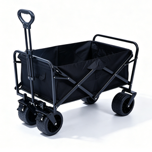 Foldable Basic Integrated <strong>Camping</strong> <strong>Trolley</strong> YXW-001 with Long Pullable Hand Grip and 7-Inch 600D Oxford Fabric Cargo Case - Product Image 2
