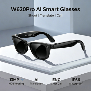 แว่นตาอัจฉริยะ IFA02 W620pro 1300W บันทึกภาพคมชัดระดับ HD พร้อมระบบตัดเสียงรบกวน ENC เชื่อมต่อบลูทูธ เล่นเพลงได้ มาตรฐานกันฝุ่น IP66 รองรับการแปลภาษาด้วย AI - Product Image 2