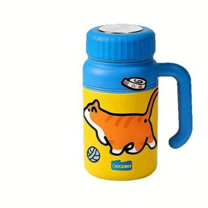 Vaso Térmico Moderno de Acero Inoxidable de 1L, Aislado al Vacío, con Asa, Antiderrames, de Alta Gama, Unisex, para Oficina, Portátil - Product Image 1