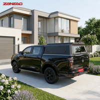 Capot rigide en alliage d'aluminium pour pick-up, avec porte-bagages et panneaux latéraux à persiennes pour Toyota Tacoma