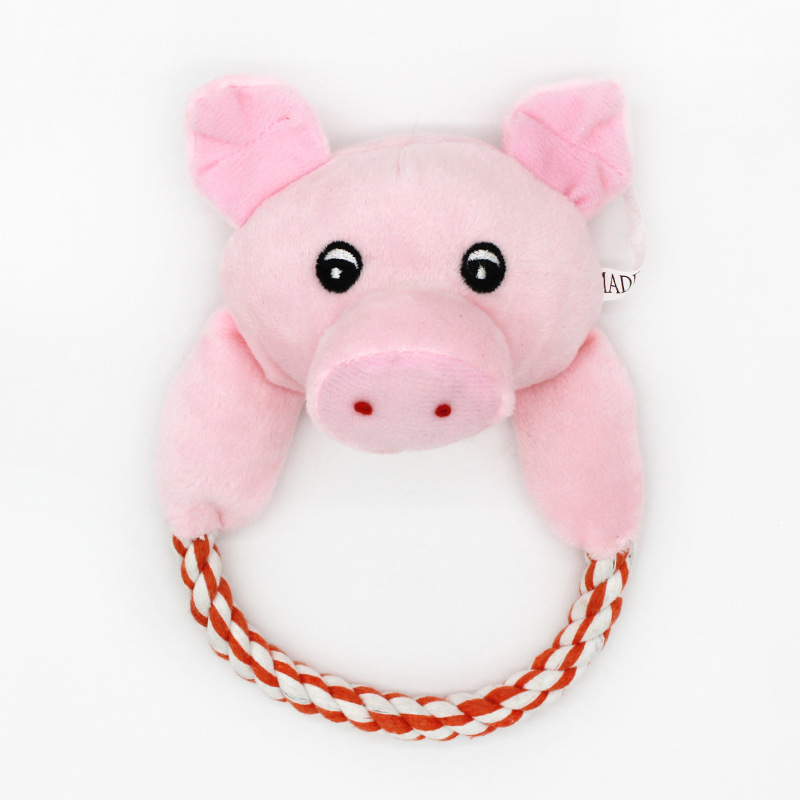 Pink pig head