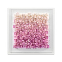 Art mural en papier 3D abstrait moderne personnalisé pour la décoration d'hôtel, peinture artisanale, vente en gros, coloration