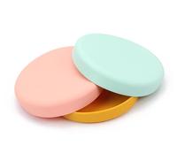 Plaque en silicone pour chien, 3 couleurs, de qualité alimentaire, pour animaux de compagnie