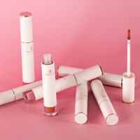 Rouge à lèvres liquide multi-usages tout-en-un, imperméable, longue tenue, teinte à lèvres liquide, cosmétique de beauté, pigment rouge, rouge à lèvres liquide mat velours