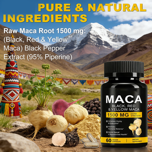 Kapsul Akar Maca Ekstra Kuat Grosir 60 kapsul untuk Peningkatan Stamina, Regulasi Hormon & Kesehatan Seksual/Reproduksi - Product Image 5