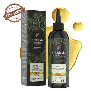 Private Label Vegan organico olio per capelli a base di erbe per la crescita dei capelli con facile applicatore per capelli secchi o danneggiati uomini e donne - Product Image 1