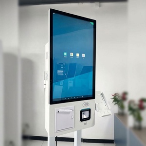 Kfc Restaurant Wall Table Self Order Pos System Self Service Ordering Payment Ticket Kiosk <b>With</b> Thermal <b>Printer</b> QR Code <b>Scanner</b> - Product Image 3