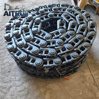AITRUI Conjunto de Cadena de Oruga de Alta Calidad para Excavadoras Doosan DH130 DX130 DX140 DH150 DX150 DX160 DX180, Piezas de Conjunto de Zapatas de Oruga