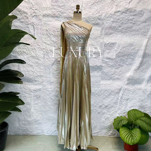 Robe longue élégante et sexy pour femme, nouvelle collection été 2026, à épaules dénudées et dos nu, sans manches, vente en gros - Product Image 2