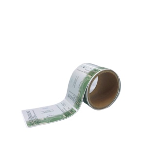 Étiquettes autocollantes en vinyle holographique laser pour produits de suppléments nutritionnels avec estampage à chaud en feuille d'or, fabriquées par une machine d'étiquetage haute vitesse - Product Image 3