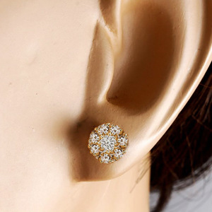 Orecchini a Perno con Pietre Scintillanti per Donne, Gioielli Eleganti per Uso Quotidiano e Feste, Vendita all'Ingrosso - Product Image 4