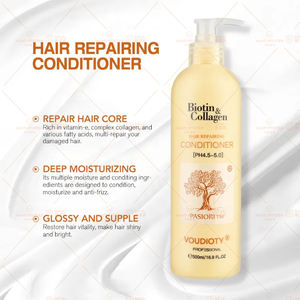 Set sampo dan Kondisioner Rambut <span class=keywords><strong>Anti</strong></span> keriting, Label pribadi kualitas tinggi Voudioty Collagen Biotin dalam memberi nutrisi memperbaiki - Product Image 6