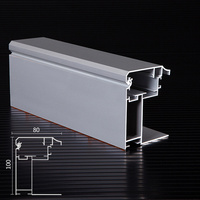 Boîte à lumière graphique en tissu 100 mm à ouverture frontale, cadre en aluminium à clipser pour textile, panneau publicitaire LED étanche pour extérieur