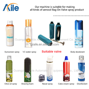 Kantong Kemasan Biner Otomatis Penuh BOV Aerosol Aluminium Kaleng Mengisi Peralatan Tabir Surya Semprot Cukur Gel Produksi - Product Image 2