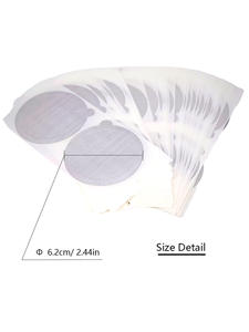 แพ็คสติกเกอร์ซีลอลูมิเนียมแบบใช้แล้วทิ้ง100สำหรับ <span class=keywords><strong>Nespresso</strong></span> <span class=keywords><strong>Vertuo</strong></span> <span class=keywords><strong>Plus</strong></span> ฝาแคปซูลแบบเติมได้เป็นมิตรกับสิ่งแวดล้อม - Product Image 3