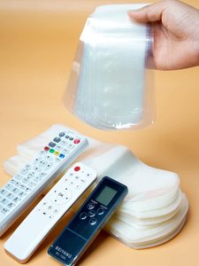 <span class=keywords><strong>50</strong></span> pièces pochette d'emballage rétractable en <span class=keywords><strong>PVC</strong></span> télécommande sac de Film rétractable thermoscellable Transparent - Product Image 2