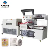 Machine d'emballage automatique de haute qualité, Maxi rouleau de papier de mouchoirs, à rétrécissement thermique, pour l'ouverture de l'usine