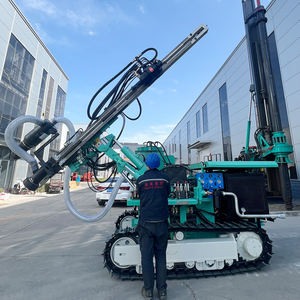 HF 디젤 크롤러 <span class=keywords><strong>DTH</strong></span> 표면 발파 드릴 장비 엔진 펌프 신형 기어박스 모터 베어링 40m 드릴링 깊이 간편 조작 광산용 - Product Image 4