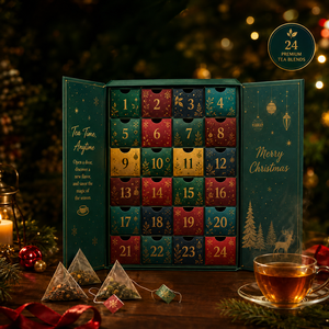 Caja de Calendario de Adviento de Té Personalizada al por Mayor, 24 Días, Cuenta Regresiva Navideña, Empaque de Regalo de Té - Product Image 3