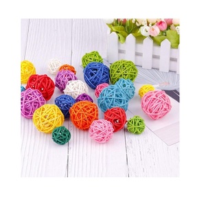 Hot Bán Wicker Mây Quả Bóng Trang Trí Đám Cưới Bé Tắm Nguồn Cung Cấp Bên Thủ Công Đồ Trang Trí Nhà Mây Bóng - Product Image 5
