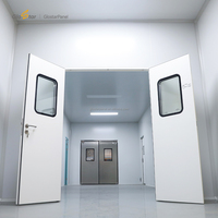 Portes de salle blanche médicales en acier inoxydable Glostar, norme GMP, 40 mm, 50 mm, à ouverture battante, pour l'industrie pharmaceutique, 1,2 mm, 1,5 mm, en vente