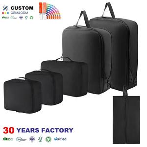 ضغط منظم السفر حقيبة منظم حقائب السفر 7 مجموعة التعبئة أكياس مكعبات تخزين - Product Image 1