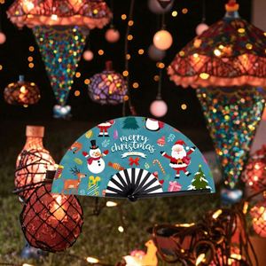 พัดไม้ไผ่พกพาขนาด 33 ซม. รุ่นใหม่ล่าสุด รับสกรีนโลโก้ ของขวัญคริสต์มาส ของที่ระลึกงานปาร์ตี้ หรือของตกแต่งงานฝีมือ - Product Image 4