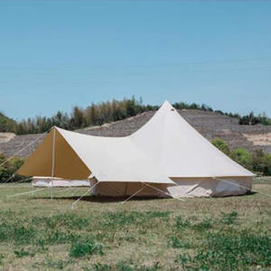 Tente cloche en toile de glamping de luxe étanche personnalisée <span class=keywords><strong>sibley</strong></span> 5m pour l'extérieur - Product Image 3
