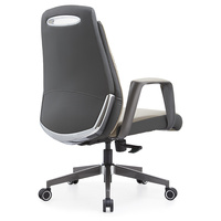 Chaise de bureau exécutive en cuir moderne de haute qualité, réglable en hauteur, dossier haut, fonction pivotante, pour hôpital, maison, bureau
