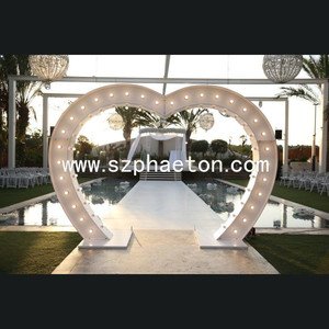 Grande Arche Lumineuse en Forme de Cœur pour Décoration de Mariage Géante, Lettres Lumineuses pour Chapiteau - Product Image 4