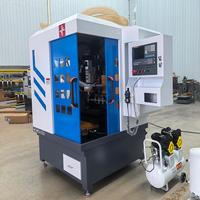 Routeur CNC de petite taille haute précision 4040 6060 6090 Mini machine CNC 4 axes Bureau en fonte de fer Bois