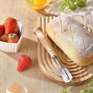 Baking and Pastry Tools <b>Bread</b> Banneton Sourdough Scoring Lame with 5 Replaced Blades Bakers Dough Knife - Product Image 4