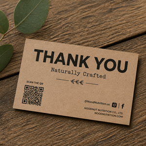 Custom Kraft Thank You Cards Embossed Hot Foil <b>Printed</b> <b>Paper</b> Gift Cards for Wedding Welcome Party Giveaways - Product Image 1