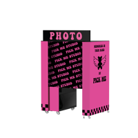 JLJ Selfie ayna fotoğraf kabini yazıcı makinesi periyodik yükseltme programı arayüzü özelleştirilebilir Logo DSLR Photobooth Pod kameralar