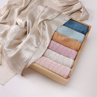 Nouvel arrivage Hijab malaisien froissé en imitation soie Châle Foulard pour femme musulmane Hijab en satin crêpe motif crocodile