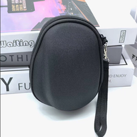 Étui pour souris sans fil Logitech MX Master 3S 4, matériau PU + velours EVA, fermeture à glissière, design simple, résistant à l'eau, rangement de voyage