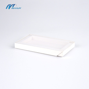 Boîte Rectangle Emballage Blanc Petite Boîte En <span class=keywords><strong>Carton</strong></span> <span class=keywords><strong>Carton</strong></span> Fenêtre Transparente <span class=keywords><strong>30x30</strong></span> avec Insert Diviseurs Glissière - Product Image 5