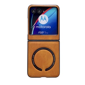 Venta al por mayor para <span class=keywords><strong>Motorola</strong></span> <span class=keywords><strong>Razr</strong></span> 40 Ultra Funda de cuero de lujo para Moto <span class=keywords><strong>Razr</strong></span> 50 Ultra Fold Phone case - Product Image 5