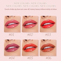 Rouge à lèvres crayon brillant OEM unique avec logo personnalisé, pigment minéral, hydratant, maquillage pour les lèvres