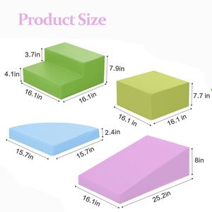 Conjunto de Juegos de Espuma Personalizado para Bebés, Estructuras de Escalada Lavables, No Inflables, para Niños Mayores de 3 Años, Juego Interior - Product Image 4