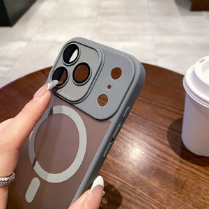 Macaron colore satinato cassa del telefono con la macchina fotografica di <span class=keywords><strong>protezione</strong></span> magnetica ricarica <span class=keywords><strong>Cover</strong></span> del telefono per <span class=keywords><strong>iPhone</strong></span> 17 Air 16 15 14 Pro Max - Product Image 6