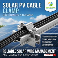 Clip de fixation pour câble solaire KINGSOLAR, fixation par vis pour la gestion des câbles, CE ISO OEM Factory