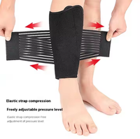 Attelle de compression réglable pour hommes et femmes avec sangle extensible pour gonfler les muscles des varices