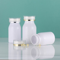 Flacon de médicaments en PET de 150 ml (5 oz) - Flacon de pilules en plastique à l'épreuve des enfants - Pour l'emballage de capsules de vitamines et de comprimés