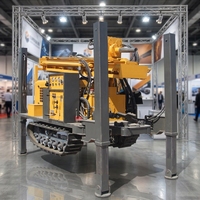 JTQZ-200 Machine de forage de puits profonds de 200 mètres avec système d'entraînement pneumatique puissant pour les projets de forage sur site en extérieur