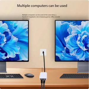 Werksverkauf 1 bis 2 RJ45-Splitter-Ethernet-Adapter Internet Network Cable Extender-Anschluss zubehör - Product Image 3