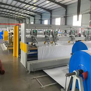 PE PVC Truck Covers Manufacturing Machine Tent Canvas Finishing Machine Automatic Awning Grommet Machine