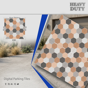 Carreaux de pavage extérieurs rustiques antidérapants 400x400mm Surface inégale Plaza Aire de jeux Garage Carré Parking Carreaux de sol en porcelaine - Product Image 2
